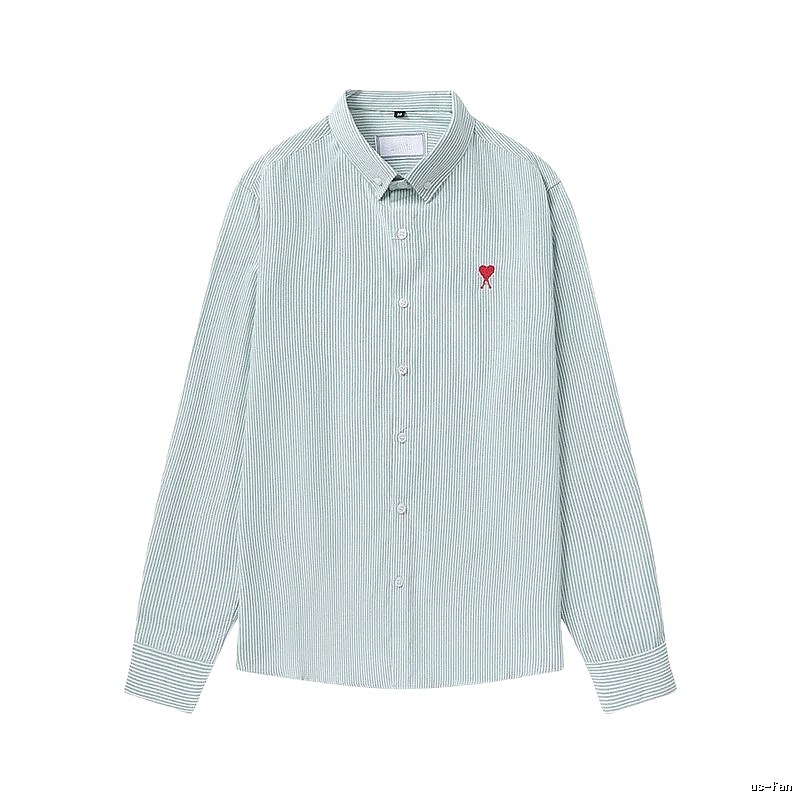 AMI Heart - Shaped Stripe Shirt