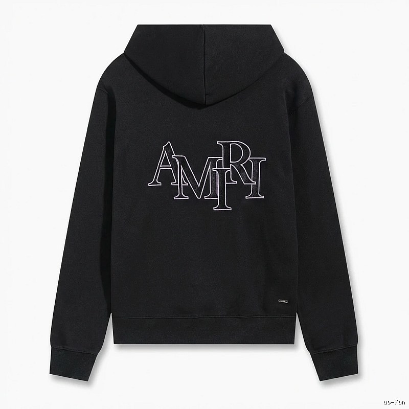 AMIRI letter-style black sweatshirt