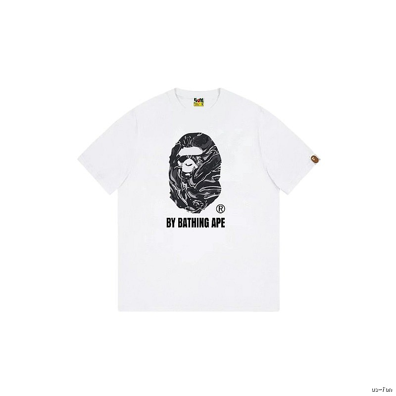 Bape Ape Head Trendy Cool White T-shirt