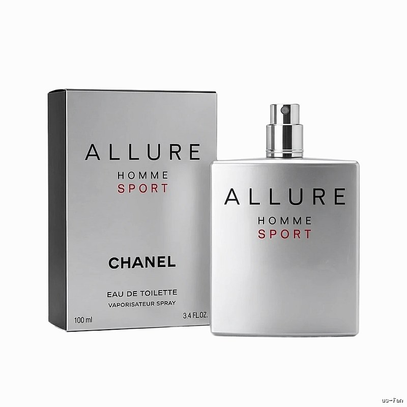 Chanel ALLURE series silver men's perfume