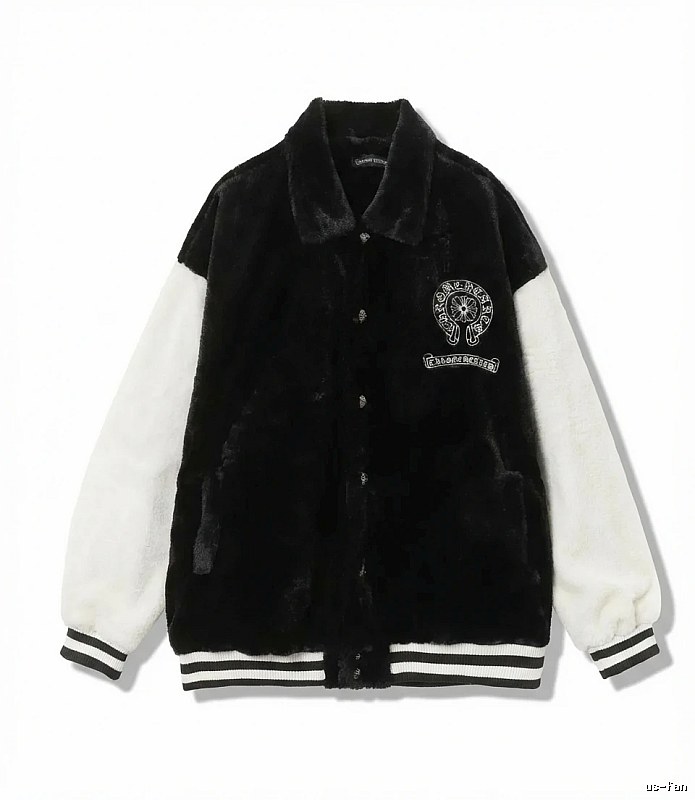 Chrome Hearts Retro Style Black and White Jacket