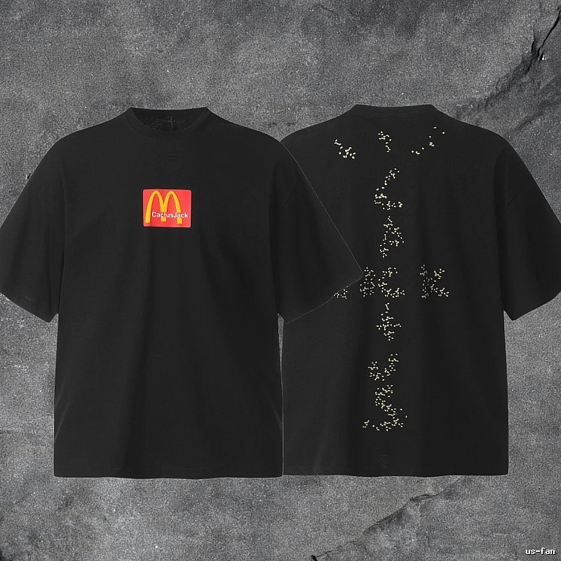 Denim Tears 2031-32 Black Style 3132 Graphic T-Shirt Smart Casual
