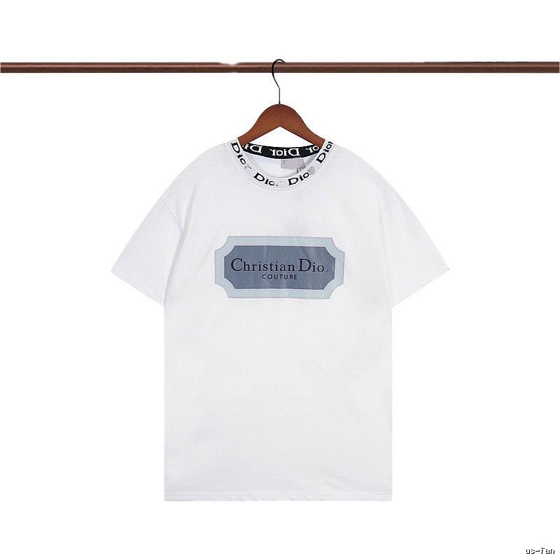 Dior Couture Minimalist Style White Short-sleeve T-shirt