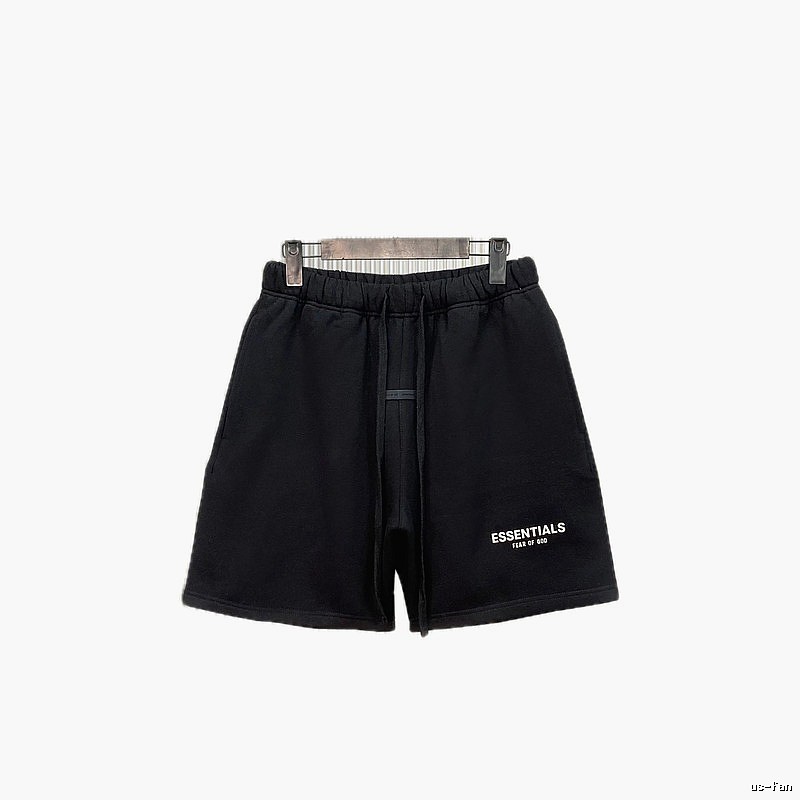ESSENTIALS casual style black shorts