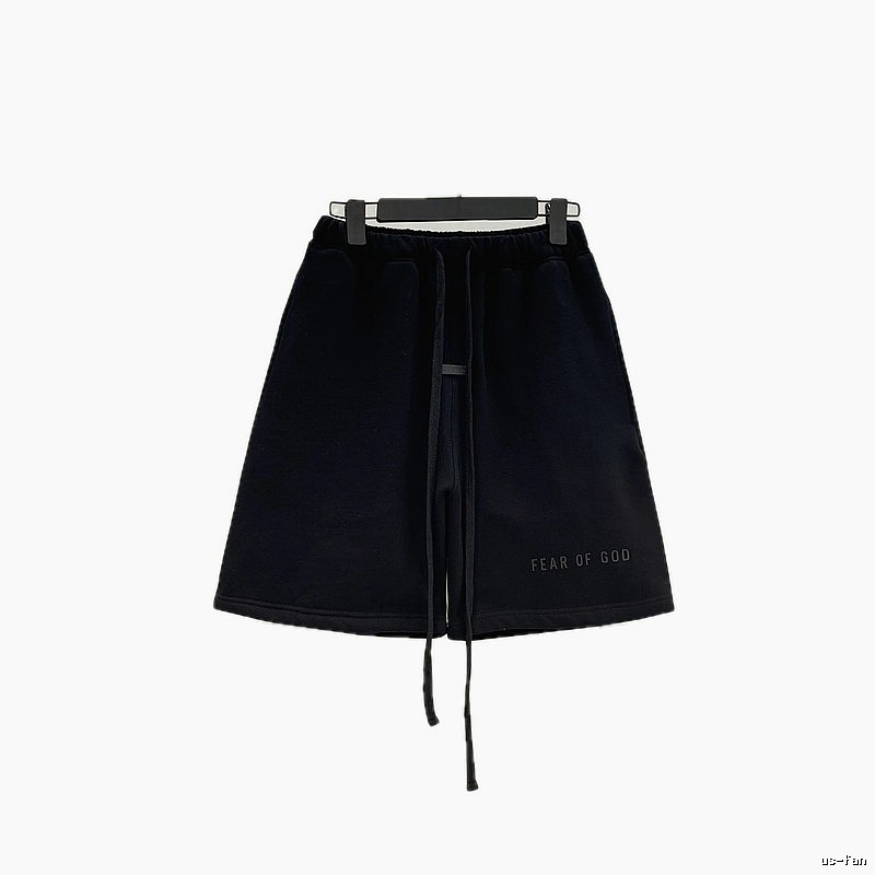 ESSENTIALS minimalist style black shorts