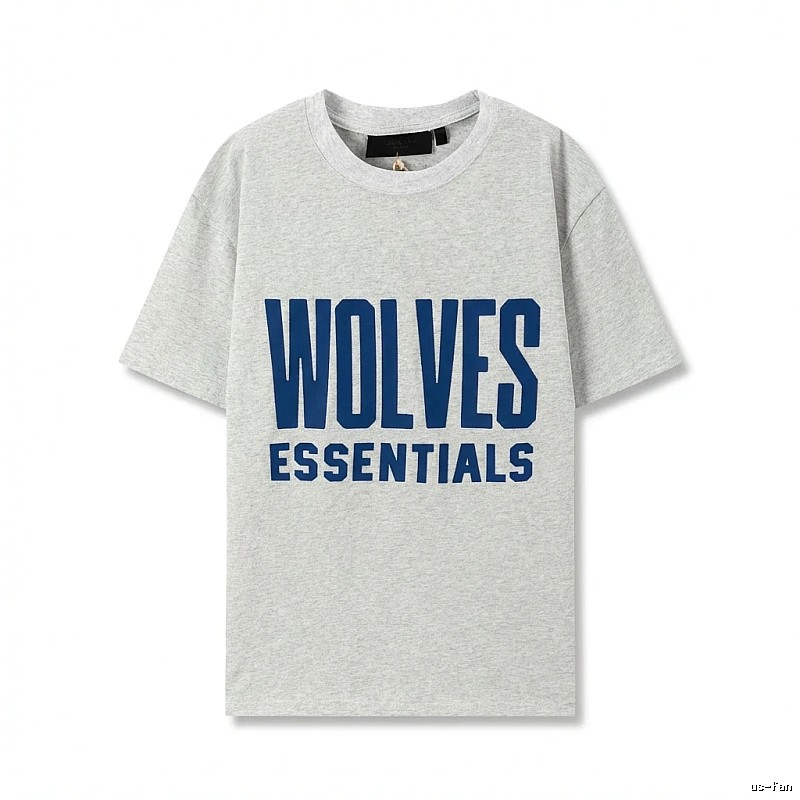 ESSENTIALS Simple Grey Short Sleeve