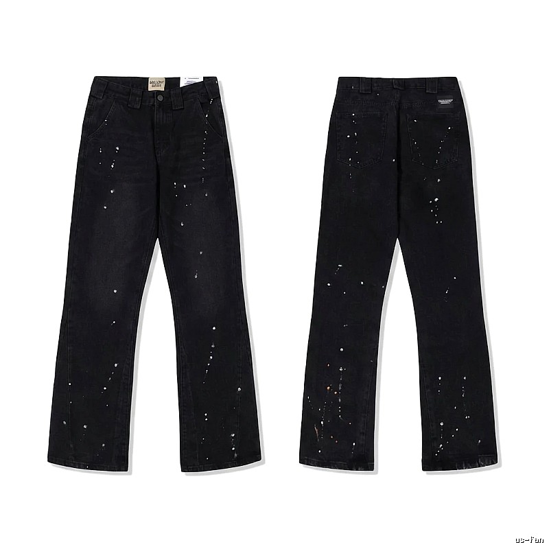 Gallery Dept ink - splashing style black jeans