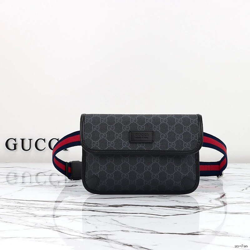 Gucci Waist Bag with Black GG Waist Bag for Casual Outfits