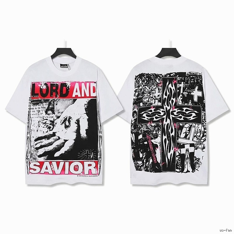 Hellstar religious style white T-shirt