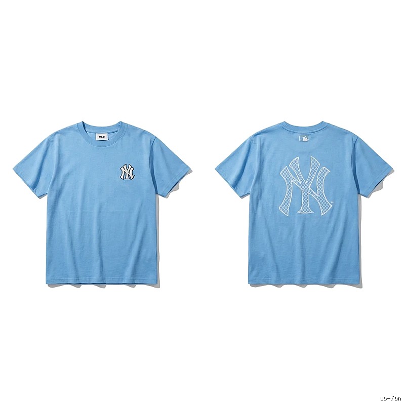 MLB Classic Simple Style Blue T-shirt