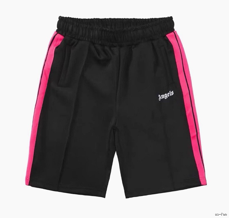 Palm Angels Easy Match Track shorts Black Side Stripe for Everyday Use