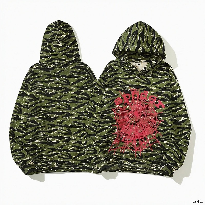Sp5der camouflage hoodie