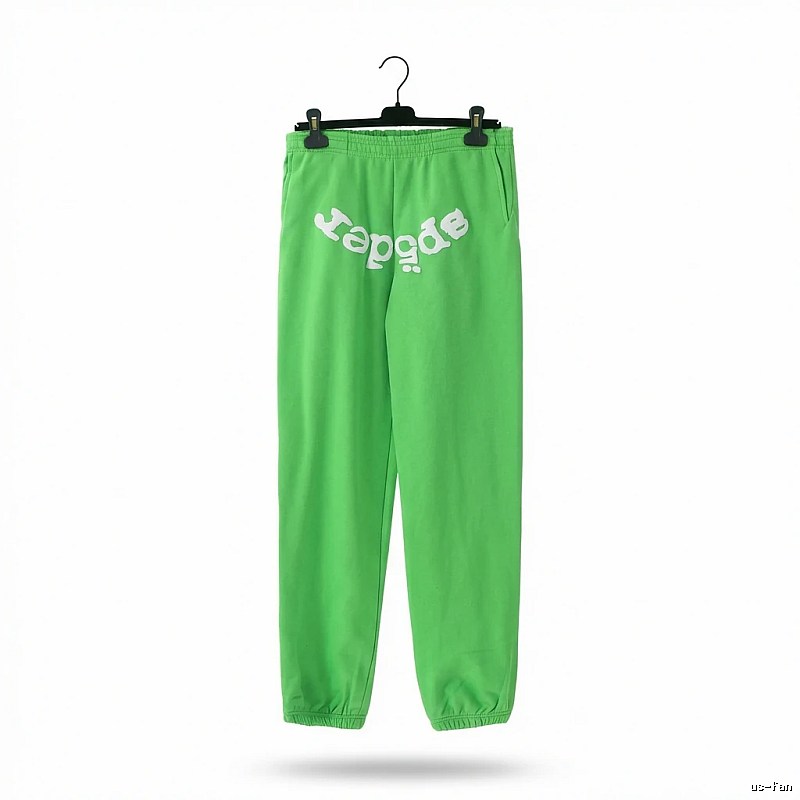 Sp5der Fluorescent Green Trendy Pants