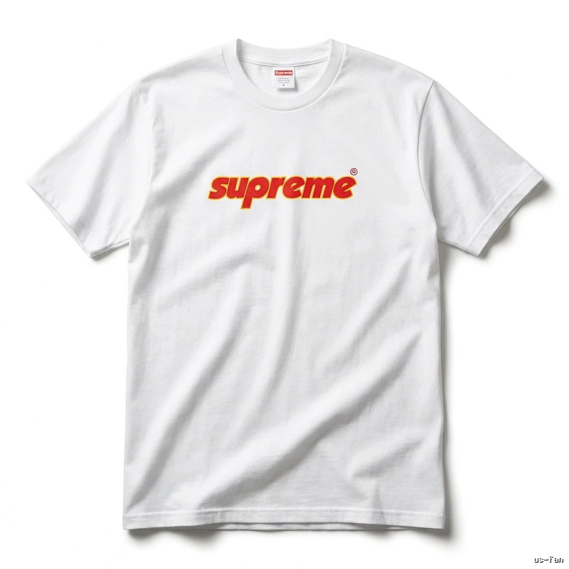 Supreme basic simple white T-shirt