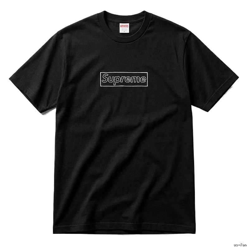 Supreme Basic Style Simple Black T-shirt
