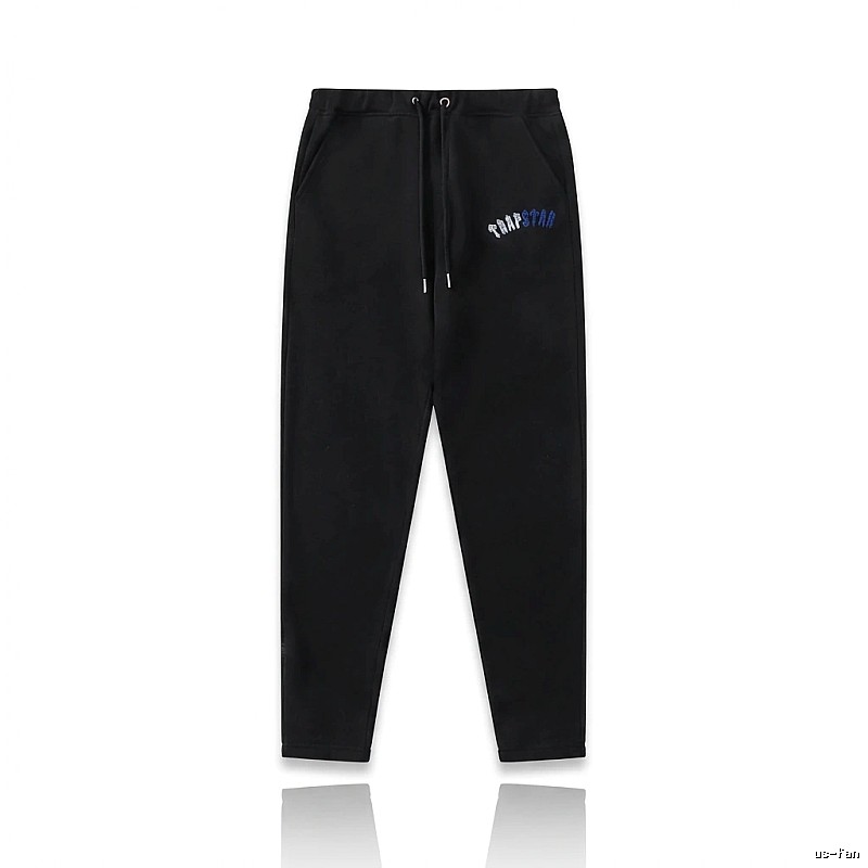 Trapstar minimalist style black sweatpants