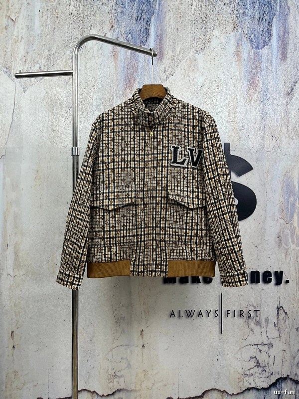 Winter Jacket in Tan by Louis Vuitton